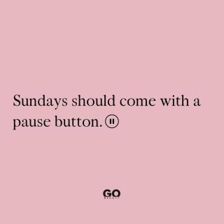 Kan det være søndag hver dag? 😵‍💫